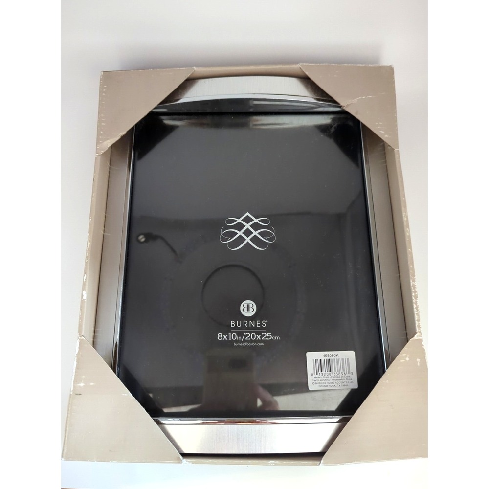 Burnes of Boston Silver 8x10 Photo Frame Modern Rectangle 498080K 122B5